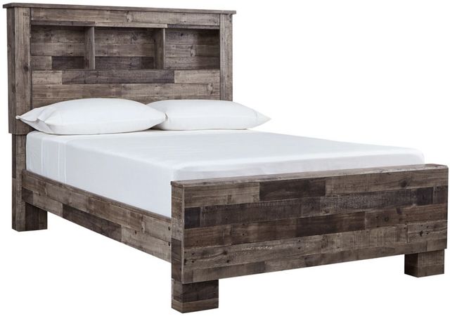 Benchcraft® Derekson 4-Piece Multi Gray Full Panel Bed Bedroom Set-1
