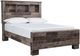 Benchcraft® Derekson 4-Piece Multi Gray Full Panel Bed Bedroom Set-1