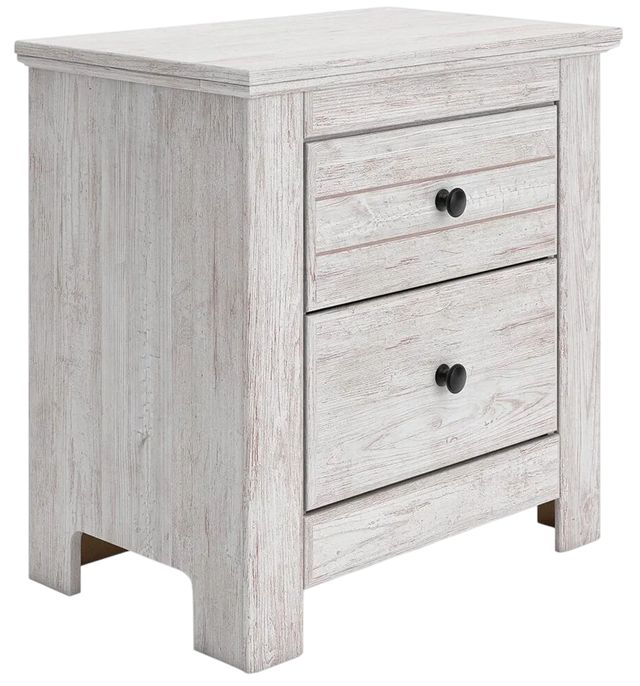 Signature Design by Ashley® Makidern Whitewash Nightstand-0