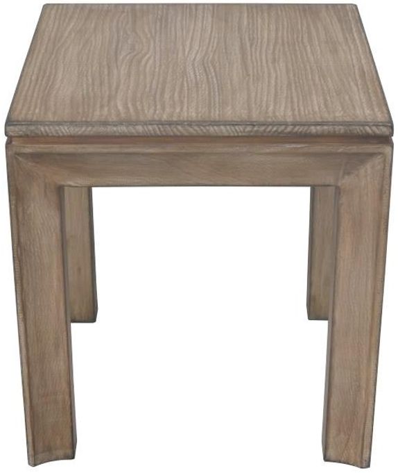 Nest Home Collections Luke II Antique Natural Square End Table-3