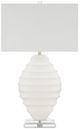 Currey & Company Abbeville White Table Lamp-2