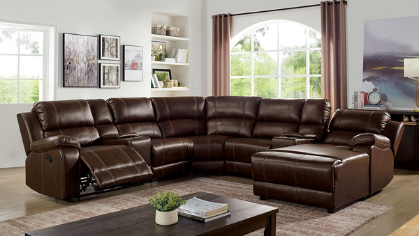 Furniture of America Jessi Brown Sectional