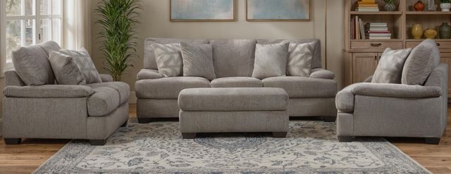 American Wholesale Furniture Vader Cement Ottoman-1