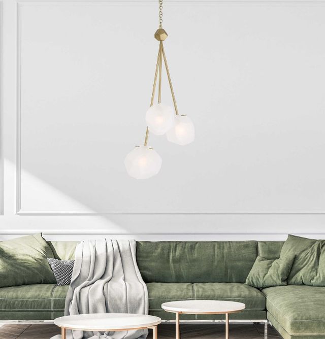 Uttermost® Geodesic Bronze 3-Light Pendant-1