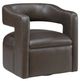 Homelegance® Sawyer Dark Coffee Swivel Chair-0