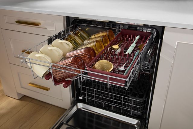 KitchenAid built-in dishwasher with FreeFlex third rack and PrintShield finish