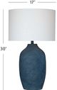 Bassett Mirror Miranda Matte Blue Table Lamp-3