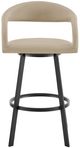 Armen Living Ramona Beige Swivel Bar Stool-4