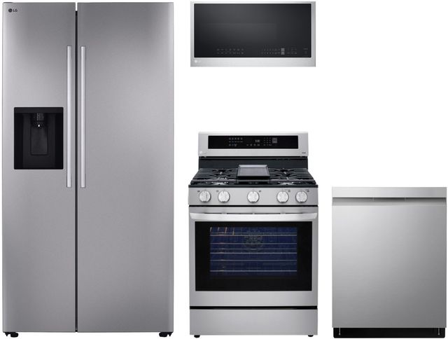 LG 4 Piece PrintProof™ Stainless Steel Kitchen Package-0