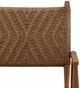 Dovetail Furniture Araya 2-Piece Light Brown Wicker/Wooden Outdoor Dining Chair Set-5