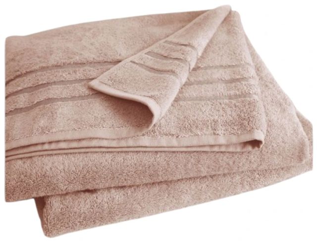 Cariloha Blush Viscose and Turkish Cotton Blend Bath Sheet-2