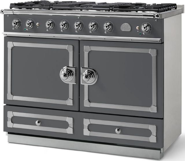La Cornue CornuFé 110 43" Graphite Pro Style Dual Fuel Range-1