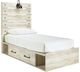 Signature Design by Ashley® Cambeck Whitewash Youth Twin 2-Drawer Storage Panel Bed-0