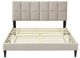 Bernards Evelyn Taupe Upholstered Full Panel Bed-2