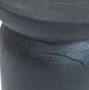 A & B Home Matte Black Round Sculptural Accent Table-3