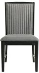 New Classic® Home Furnishings Skyline Gray/Onyx Dining Side Chair-2