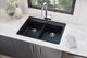 Elkay Quartz Classic® Black 33" x 22" x 5-1/2" Double Bowl Drop-In ADA Sink with Perfect Drain®-3