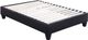 Elements International Abby Black Full Platform Bed-3