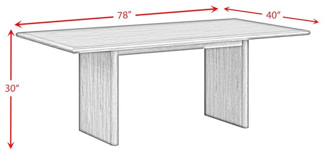 Elements International Brisbane Brown Dining Table-2