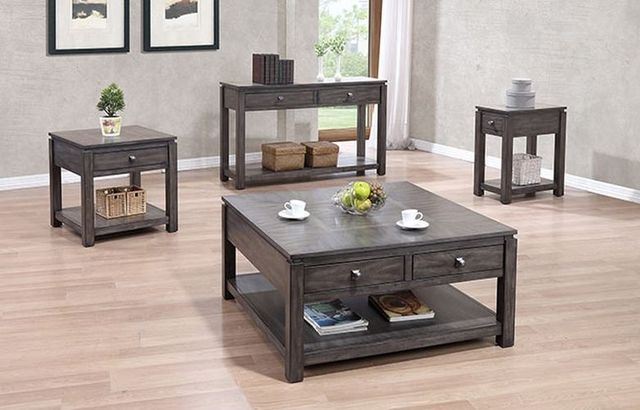 Winners Only® Hartford Warm Gray Sofa Table-1