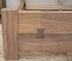 International Furniture Direct Natural Parota Brown Eastern King Panel Bed-4
