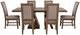 Powell® Cadeau Beige/Walnut 7-Piece White Dining Set-3