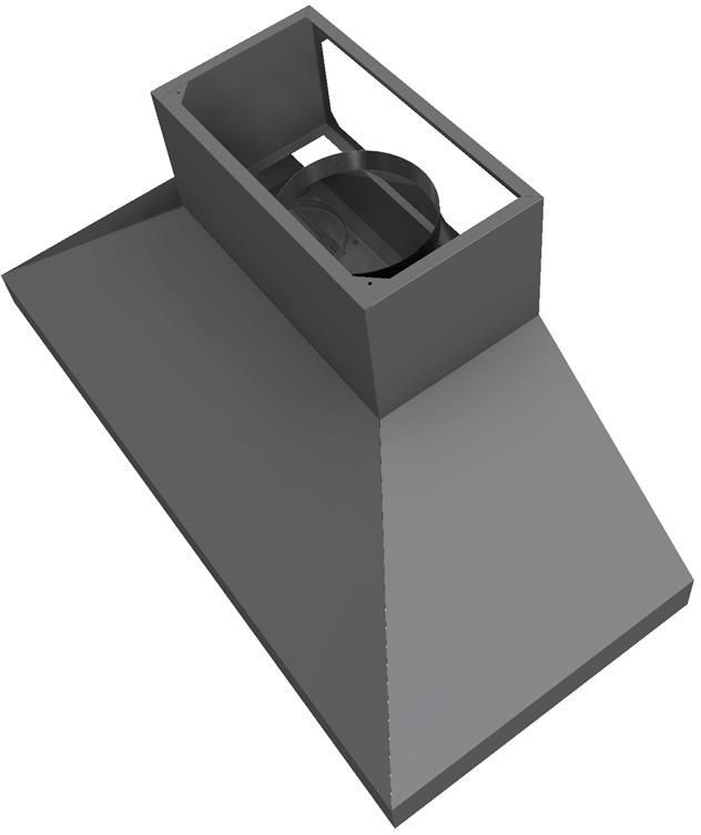 Vent-A-Hood® 60" Gunsmoke Euro-Style Wall Mount Range Hood-1