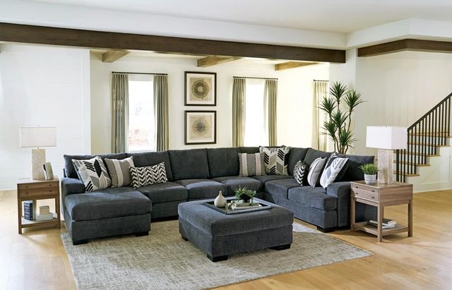 Albany Industries 5-Piece Clash Charcoal Left-Side Facing Chaise Sectional-1