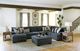 Albany Industries 5-Piece Clash Charcoal Left-Side Facing Chaise Sectional-1