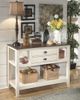 Signature Design by Ashley® Whitesburg Brown/Cottage White Dining Server-2