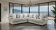 Furniture of America® Nerone Gray Sectional-1