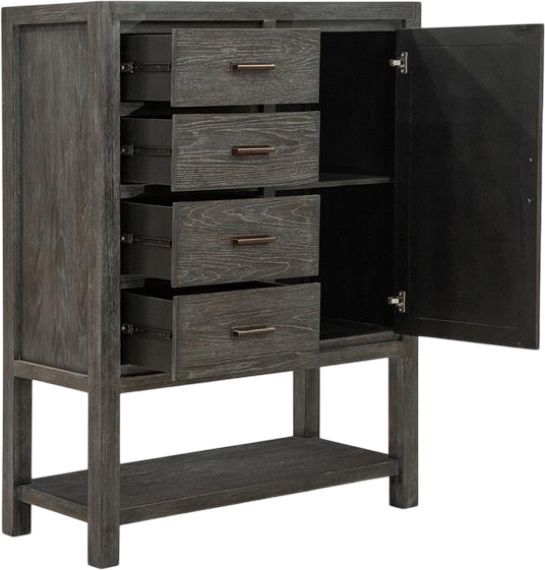 Magnussen Home® Plum Creek Ravenwood Black Door Chest-1