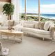 Michael Amini® Camellia Field 3-Piece Caramel Sofa-1