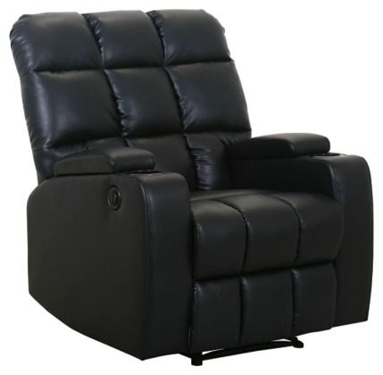 Signature Design by Ashley® Kennebec Black Power Recliner-0