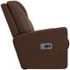 La-Z-Boy® Sparrow Chestnut Leather Power Wall Recliner with Headrest and Lumbar-3