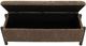 TOV Furniture Abby Brown Nubby Fabric Storage Bench-5