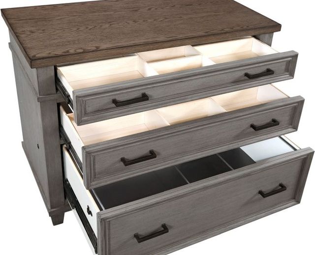 aspenhome® Caraway Aged Slate Lateral File Cabinet-3
