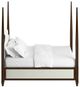 A.R.T. Furniture® Eave Hazelnut/White Queen Upholstered Poster Bed-3