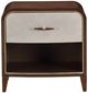 Michael Amini® Houston Walnut 1-Drawer Nightstand-1