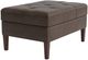 Bassett® Furniture Customizable Dover Sabel 35" Rectangle Tufted Leather Ottoman-2