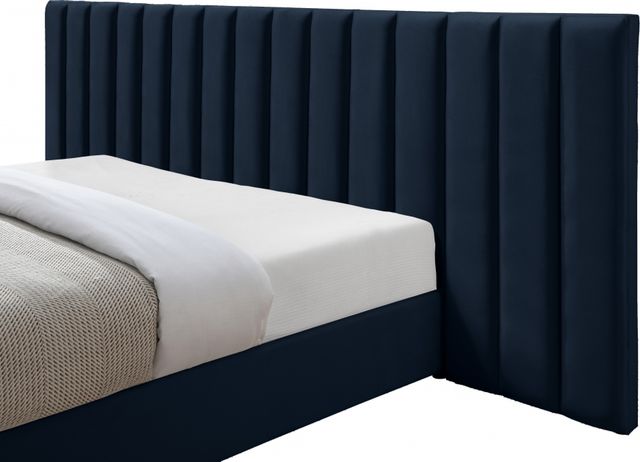 Meridian Furniture Pablo Navy Queen Bed-2