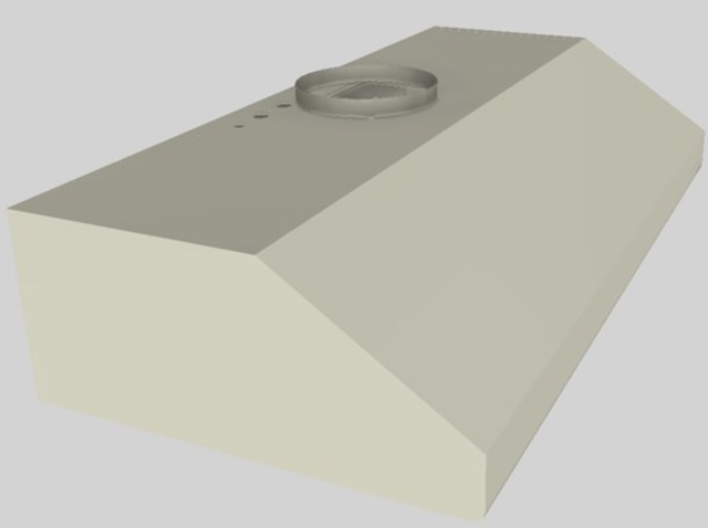 Vent-A-Hood® 42" Biscuit Under Cabinet Range Hood-3