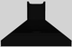 Vent-A-Hood® 48" Black Euro-Style Wall Mounted Range Hood-4