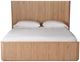 Universal Explore Home™ New Modern Walker Organic Natural Oak California King Panel Bed-2