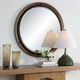 Uttermost® Porthole Rubbed Bronze Round Mirror-1