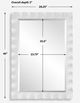 Uttermost® Haya White Mirror-2
