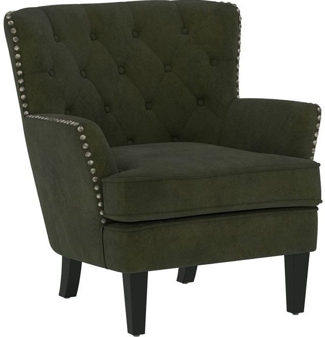 Emerald Home Noelle Olive Velvet Accent Chair-0