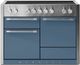 AGA™ Mercury 48" Stainless Steel Pro Style Induction Range with Stone Blue Door-0