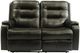 Flexsteel® Customizable Arlo Leather Power Reclining Loveseat with Power Headrests-2