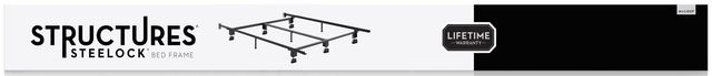 Malouf® Structures® Steelock® King Bed Frame-4